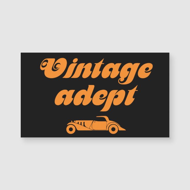Vintage cars adept (Voorkant)