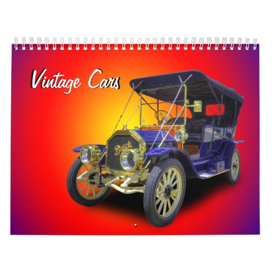 VINTAGE CARS Agenda Kalender (Hoes)