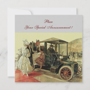 VINTAGE CARS, AUTO RESTORATION 2, rode gele grijs Aankondiging