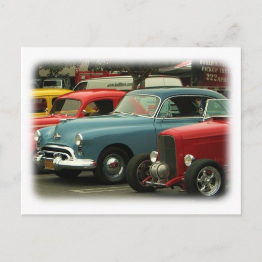 Vintage Cars Briefkaart! Briefkaart (Voorkant)