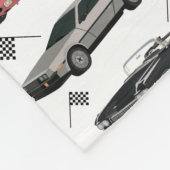 Vintage Cars Fleece Deken (Hoek)