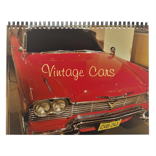 Vintage Cars fotokalender Kalender (Hoes)