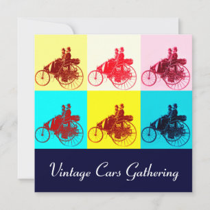 ViNTAGE CARS GATHERING POP ART Kaart