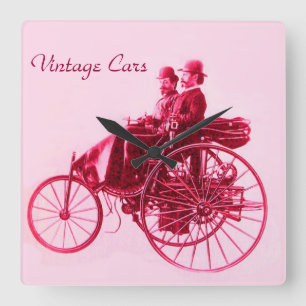 Vintage Cars Gathering Vierkante Klok