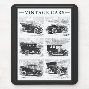 Vintage cars mousepad muismat