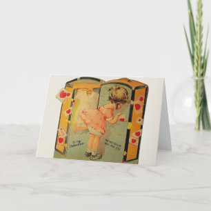 Vintage carte de la Saint-Valentin