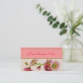 Vintage Carte de visite Floral (Debout devant)