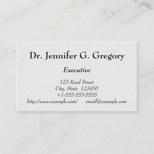 Vintage, Carte de visite professionnel (Devant)