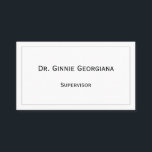 Vintage, Carte de visite traditionnel<br><div class="desc">Ce design carte de visite de style vintage comporte un nom, une profession et des coordonnées qui peuvent être customisés. Il dispose également d'une frontière à une ligne. Des cartes de visite comme ceux-ci peuvent être utilisés par un professionnel comme un avocat ou un gestionnaire.</div>