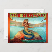 Vintage Carte postale du spectacle Mermaid Circus  (Devant / Derrière)