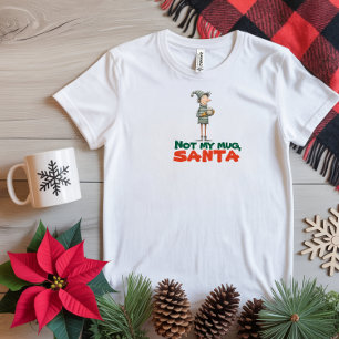 Vintage cartoon elf ironische wensen t-shirt