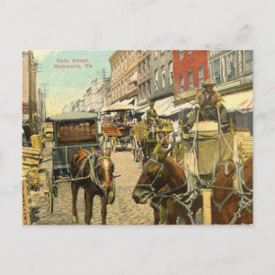 Vintage Cary Street Richmond Virginia Briefkaart