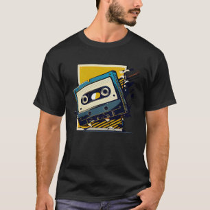 Vintage Cassettesynthesizer Acid Analoog Feest R T-shirt