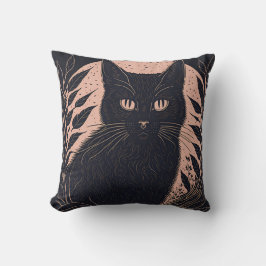 vintage cat 7 kussen