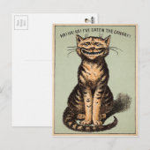 Vintage Cat Canarische Briefkaart (Voorkant / Achterkant)