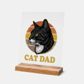 Vintage Cat Dad Retro Cat Lover Shirt Design_1 (Angle)