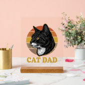 Vintage Cat Dad Retro Cat Lover Shirt Design_1 (Mariage)