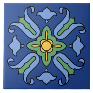 Vintage Catalina Island Tile Design Tegeltje
