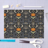 Vintage Cats Art Deco Halloween Tissuepapier (Craft)