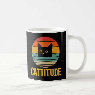 Vintage Cattitude Kat Koffiemok