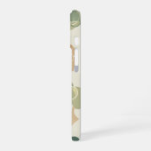 Vintage Cauliflower Pattern iPhone 16 Hoesje (Linkerkant)