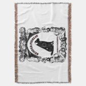 Vintage Celestial hondposter Semper Fidelis Deken (Voorkant Verticaal)