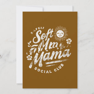 Vintage Celestial Soft Mama Social Club Zon Kaart