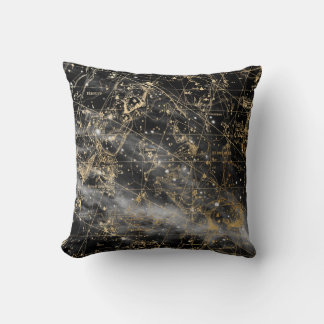 Vintage Celestial Star Map Background Kussen