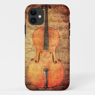 Vintage Cello iPhone 11 Hoesje