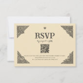 Vintage Celtic Knot RSVP Card (Devant)