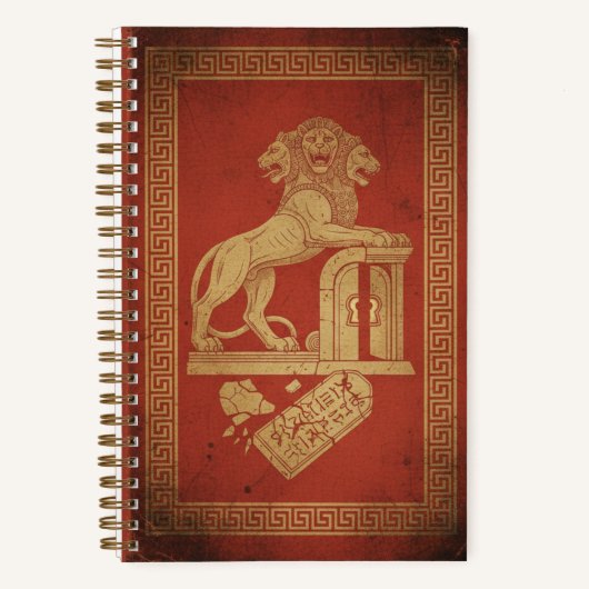 Vintage Cerberus Mythic Guardian Archival Journal (Recto)