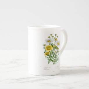 Vintage Chamomile Porselein Kop