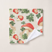 Vintage Champhroom Lucky Clover Motif (Gant de toilette)