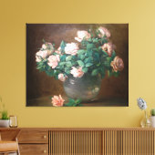 Vintage Charles Ethan Porter Rozen Canvas Afdruk (Insitu (Woonkamer))