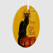 Vintage Chat Noir Art Nouveau Paris Cute Conversat (devant)