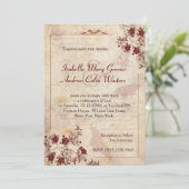 Vintage Cherry Blossom Kaart (Staand voorkant)