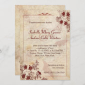 Vintage Cherry Blossom Kaart (Voorkant / Achterkant)