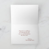 Vintage cherub angels carte de Noël (Intérieur)