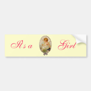 Vintage Cherub Bumpersticker