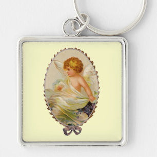 Vintage Cherub Sleutelhanger