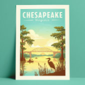 Vintage Chesapeake Virginia Briefkaart
