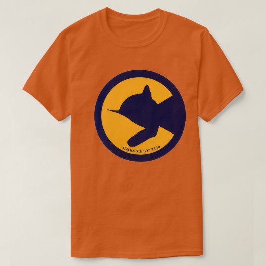 Vintage Chessie Railroad System T-shirt (Design voorkant)