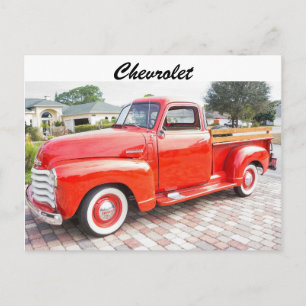 Vintage Chevrolet Truck Briefkaart