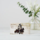 Vintage Cheyenne Warriors Visitekaartjes (Staand voorkant)