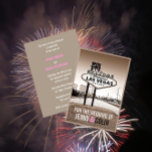 Vintage Chic Las Vegas Faire-part de mariage<br><div class="desc">Inspiré par la demande d'un client. Moderne et vintage. Tous les textes par défaut peuvent être entièrement customisés avec votre propre libellé pour répondre à vos besoins, et vous pouvez également modifier les polices, les tailles, le placement de texte et les couleurs du texte. Pour modifier le texte uniquement, utilisez...</div>
