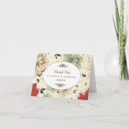 Vintage chic Mariage Merci (Devant)