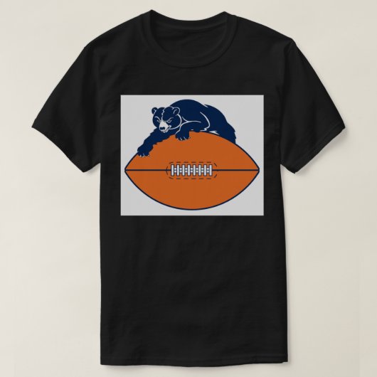 Vintage Chicago Bears Sticker T-shirt (Design voorkant)