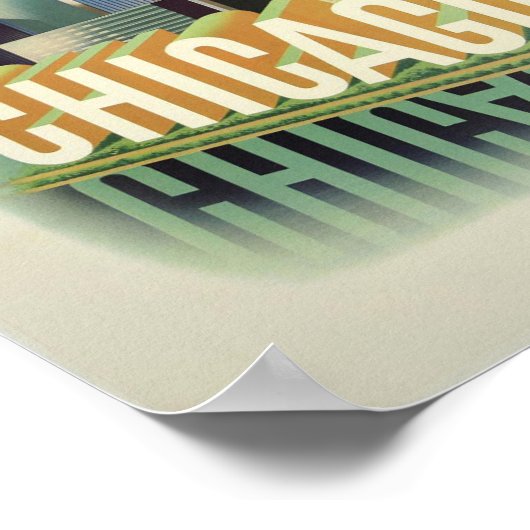 Vintage Chicago Poster (Hoek)