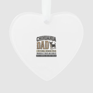 Vintage Chihuahua Vader Hond Liefhebber Shirt Ontw Ornament