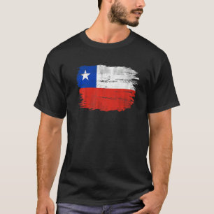Vintage Chile-vlag voor Chileen T-shirt